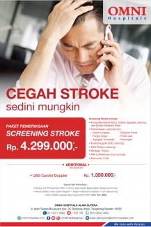Paket Stroke Screening Stroke OMNI Hospitals Alam Sutera